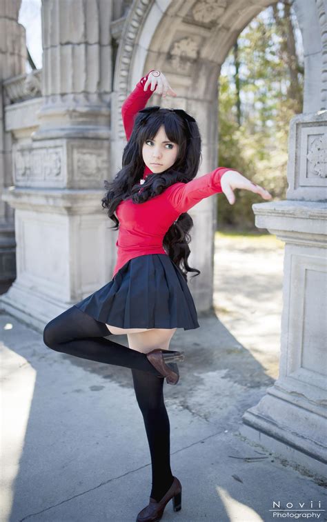 rin cosplay|rin tohsaka cosplay.